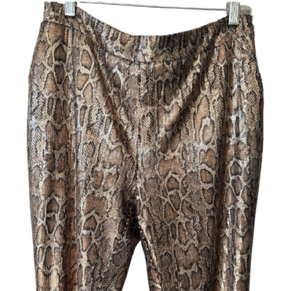 Berek Python Snake Diva Sequin Pant NWT Size Large - Picture 2 of 12